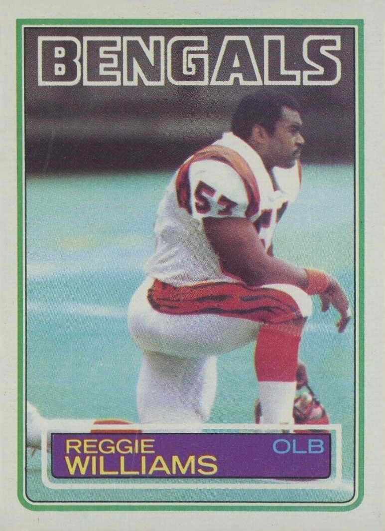 1983 Topps Reggie Williams #243 Football Card