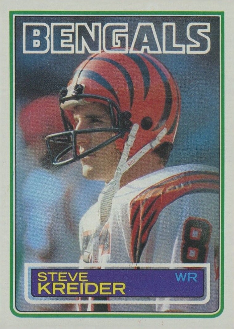 1983 Topps Steve Kreider #238 Football Card