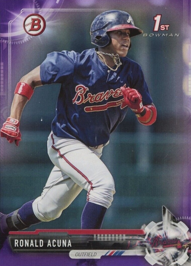 2017 Bowman Prospects Ronald Acuna Jr. #BP127 Baseball Card