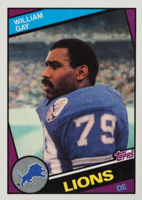 1984 Topps William Gay #254 Football Card