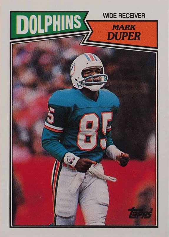 1987 Topps Mark Duper #236 Football Card