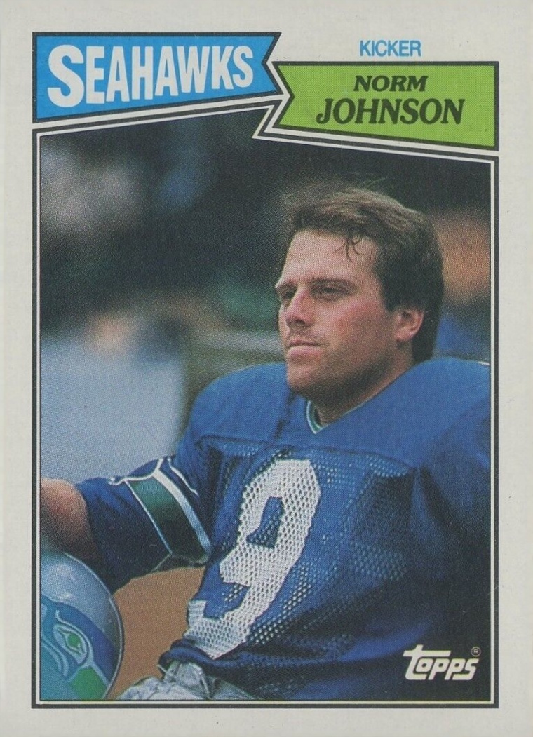 1987 Topps Norm Johnson #179 Football Card