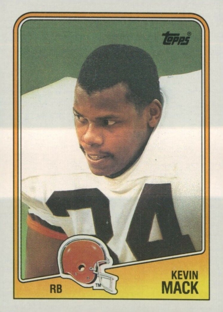 1988 Topps Kevin Mack #88 Football Card