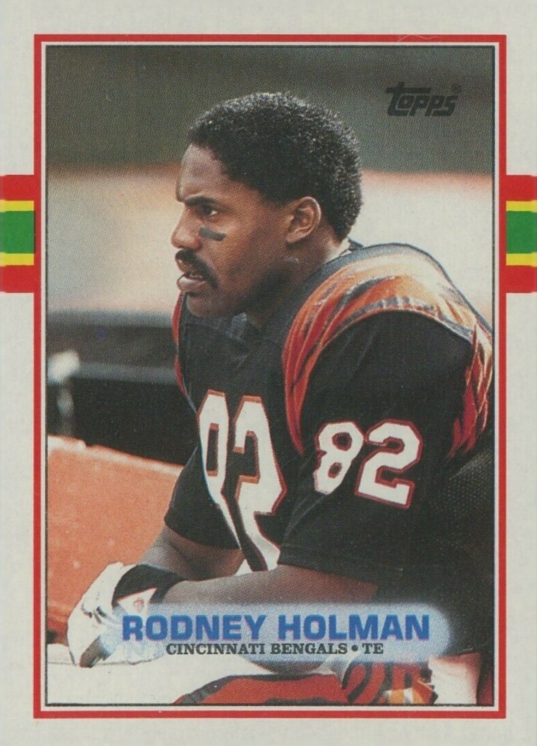 1989 Topps Rodney Holman #32 Football Card