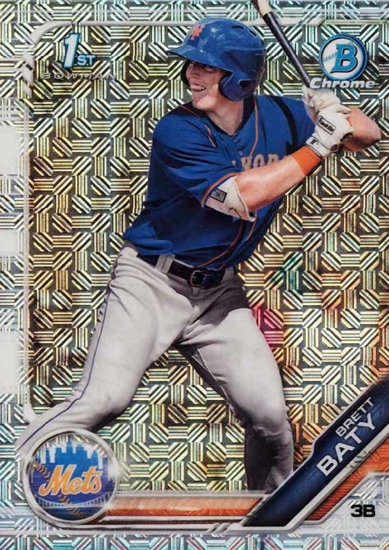 2019 Bowman Draft Brett Baty #BDC39 Baseball Card