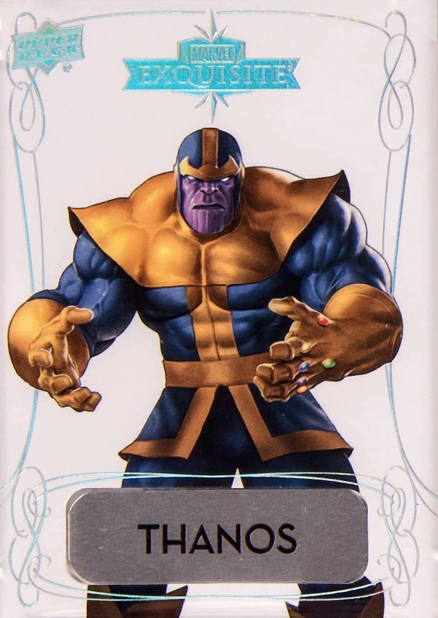 2016 Upper Deck Marvel Gems Exquisite Thanos #48 Non-Sports Card