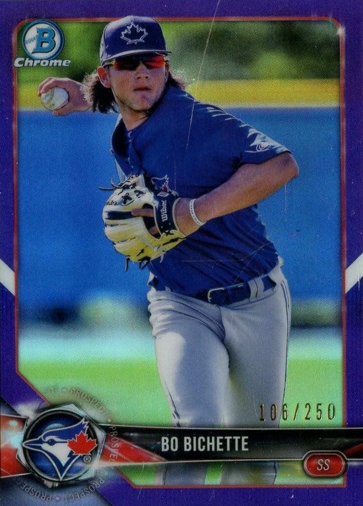 2018 Bowman Chrome Prospects Bo Bichette #BCP199 Baseball Card
