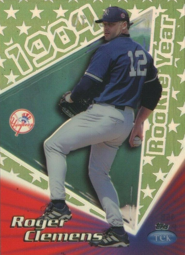1999 Topps Tek Gold Roger Clemens #45B Baseball Card