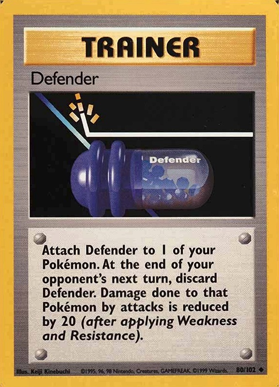 1999 Pokemon Game Defender #80 TCG Card