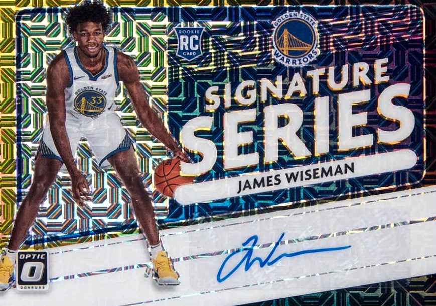 2020 Panini Donruss Optic Signature Series James Wiseman #SSJWS Basketball Card