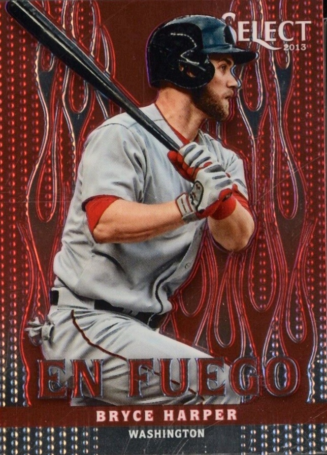 2013 Panini Select EN Fuego Bryce Harper #EF1 Baseball Card