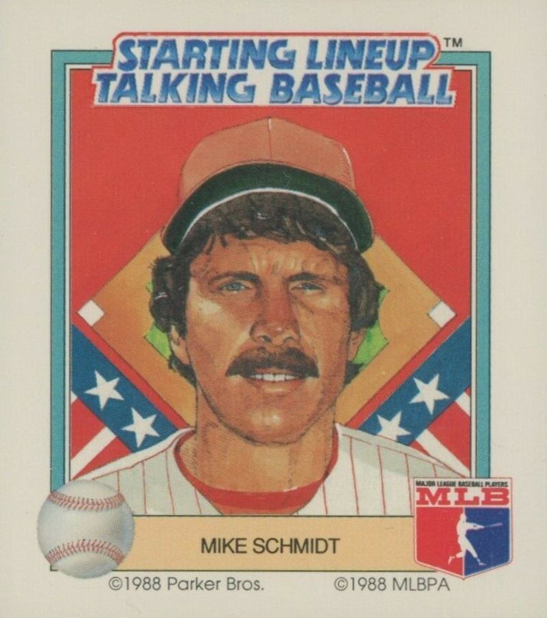 1988 Starting Line Up Talking Baseball Team Set Mike Schmidt # Baseball Card