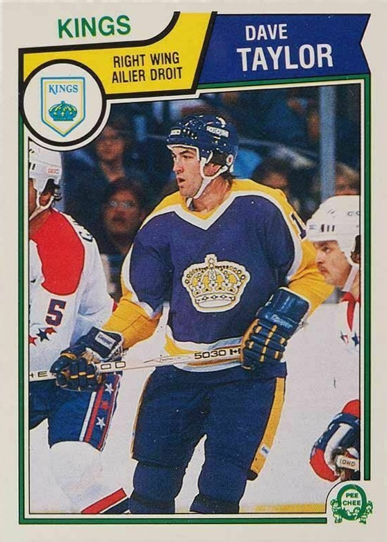 1983 O-Pee-Chee Dave Taylor #163 Hockey Card