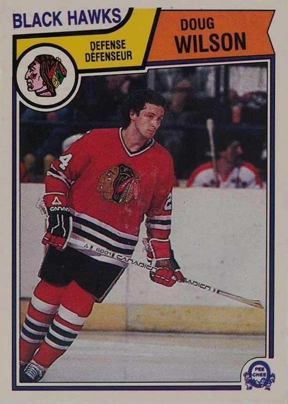 1983 O-Pee-Chee Doug Wilson #114 Hockey Card