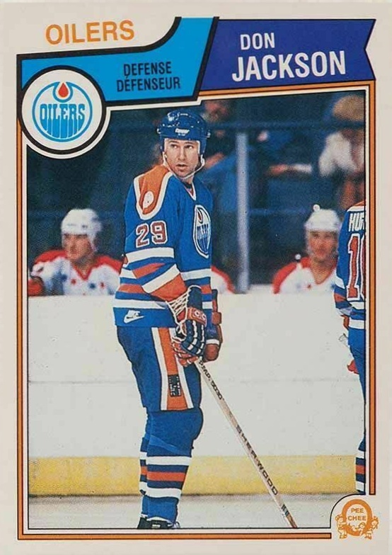 1983 O-Pee-Chee Don Jackson #33 Hockey Card