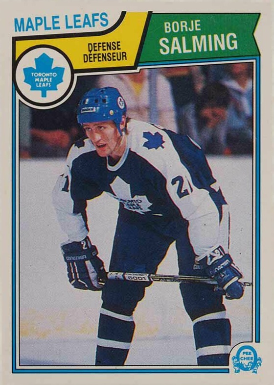 1983 O-Pee-Chee Borje Salming #341 Hockey Card
