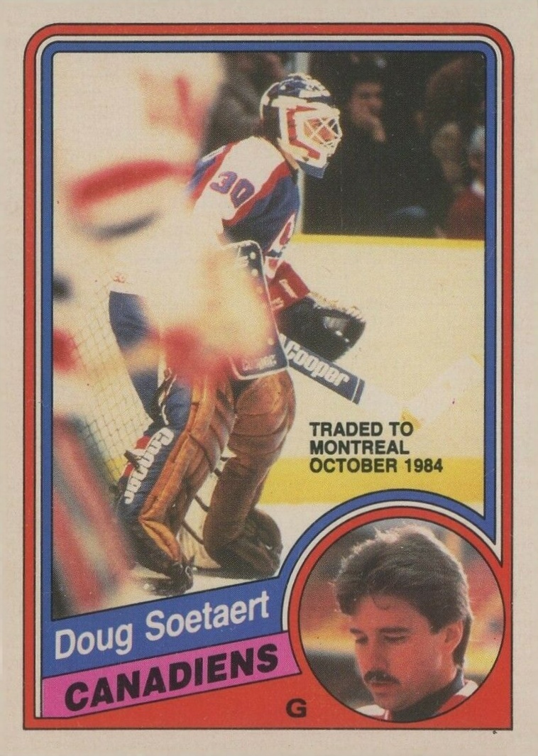 1984 O-Pee-Chee Doug Soetaert #347 Hockey Card