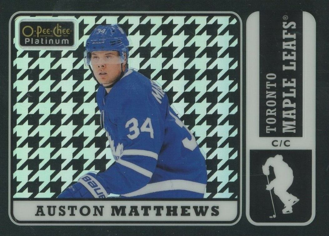 AUSTON MATTHEWS Toronto Maple Leafs Auto NHL Draft Black Hat SP #2