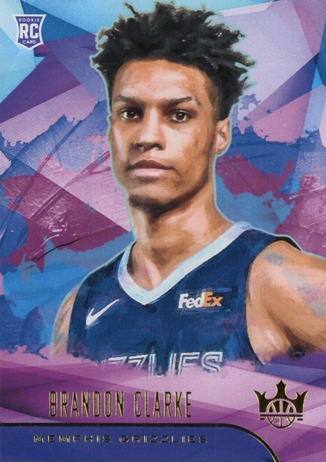 2019 Panini Court Kings Brandon Clarke #91 Basketball Card
