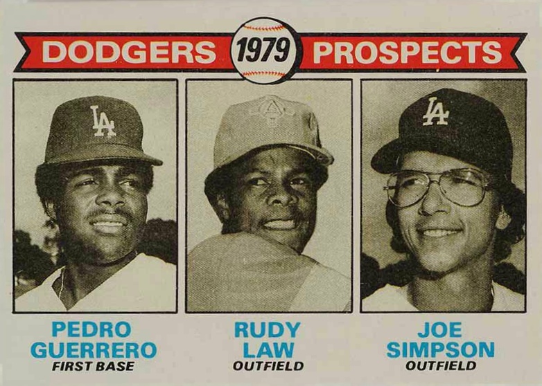 Pedro Guerrero Signed Los Angeles Dodgers 1981 Topps Baseball Card #651  (Beckett Encapsulated)