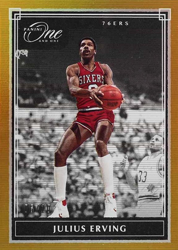 2019 Panini One and One Julius Erving #157 Basketball Card
