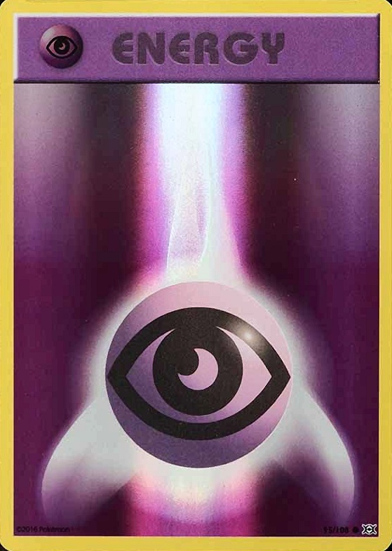 2016 Pokemon XY Evolutions Psychic Energy-Reverse Foil #95 TCG Card