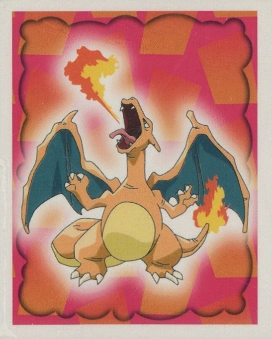 1999 Merlin Pokemon Charizard #6 TCG Card