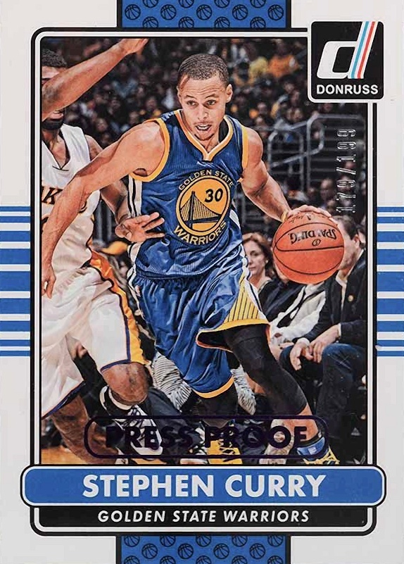 2014 Panini Donruss  Stephen Curry #70 Basketball Card