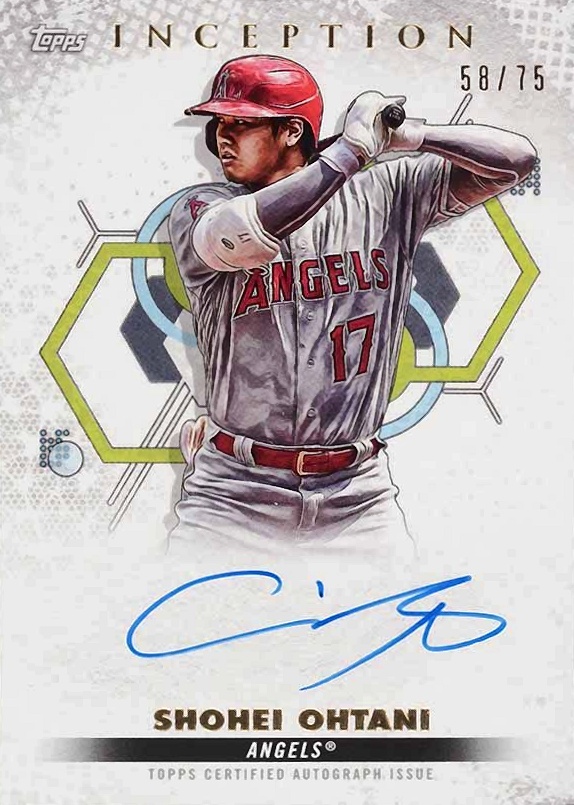 2022 Topps Inception Rookie and Emerging Stars Autographs Shohei Ohtani #BRESSO Baseball Card