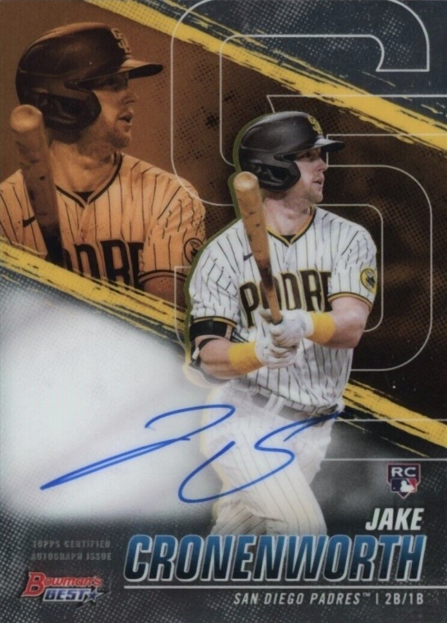 2021 Bowman's Best of 2021 Autographs Jake Cronenworth #B21JC Baseball Card