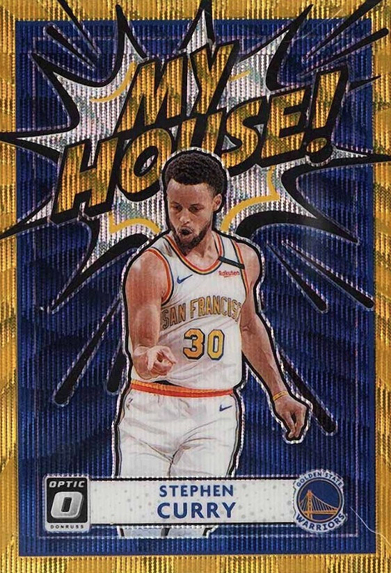 2020 Panini Donruss Optic My House! Stephen Curry #5 Basketball Card