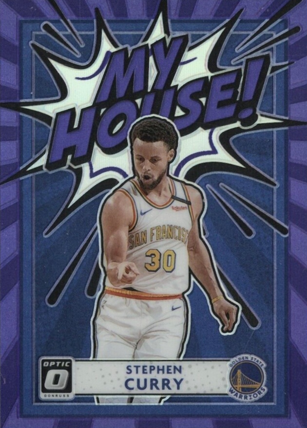 2020 Panini Donruss Optic My House! Stephen Curry #5 Basketball Card