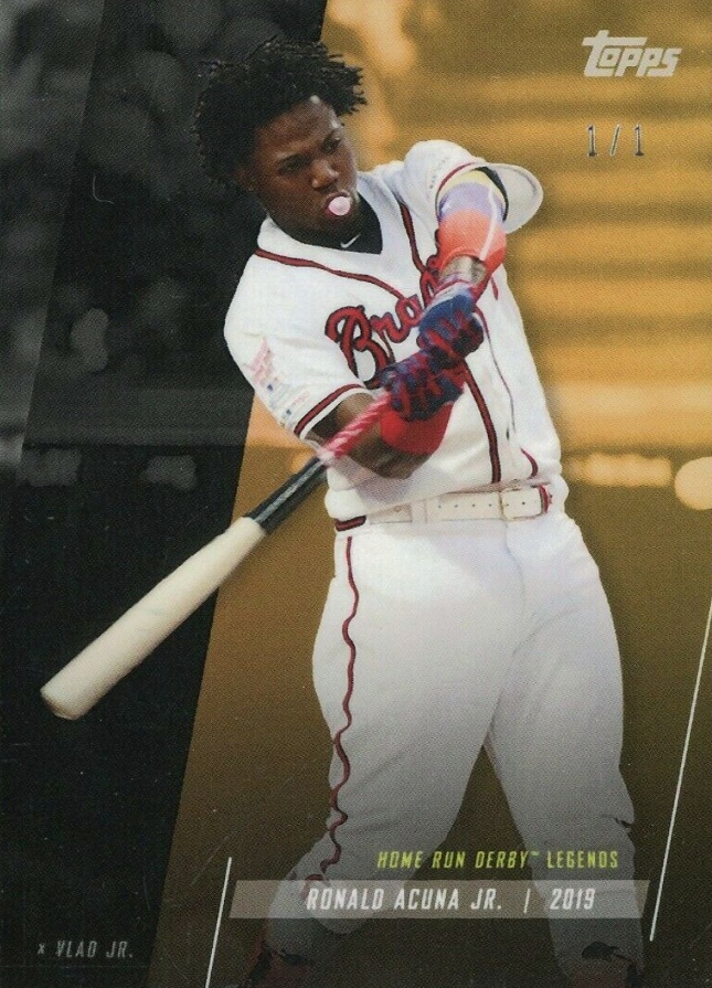 2019 Topps X Vlad Jr. "The Legend" Ronald Acuna Jr. #25C Baseball Card