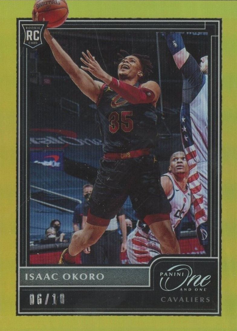 2020 Panini One and One Isaac Okoro #117 Basketball Card