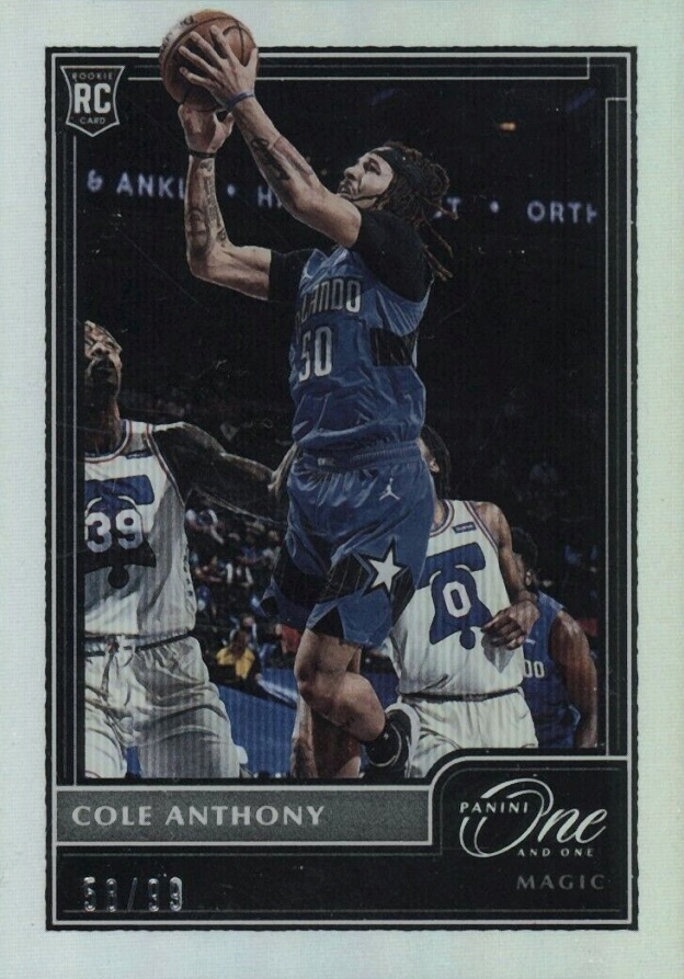 2020 Panini One and One Cole Anthony #121 Basketball Card