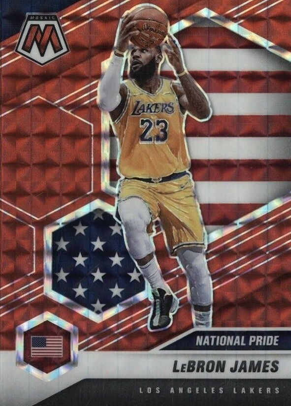 2020  Panini Mosaic LeBron James #247 Basketball Card