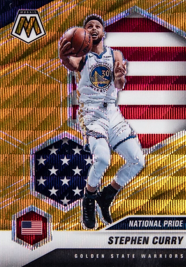 2020  Panini Mosaic Stephen Curry #249 Basketball Card