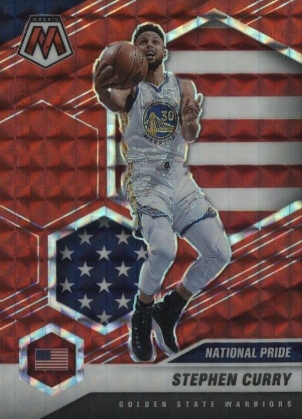 2020  Panini Mosaic Stephen Curry #249 Basketball Card