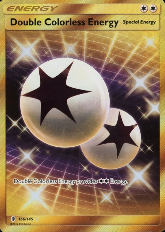 2017 Pokemon Sun & Moon Guardians Rising Double Colorless Energy #166 TCG Card