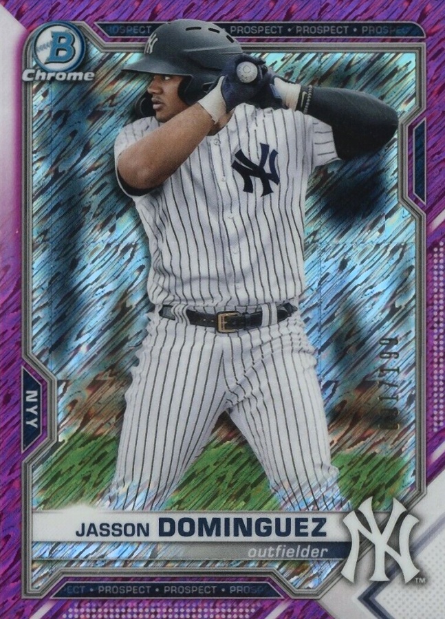 2021 Bowman Chrome Prospects Jasson Dominguez #BCP13 Baseball Card