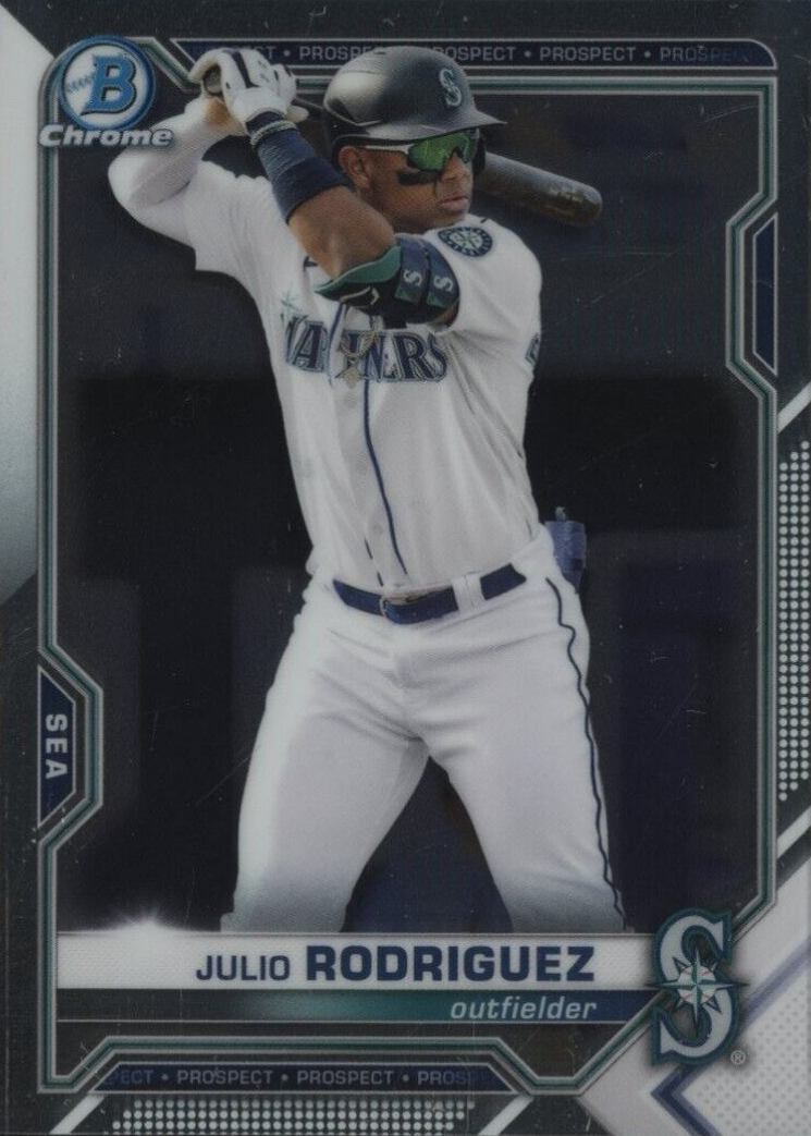 2021 Bowman Chrome Prospects Julio Rodriguez #BCP86 Baseball Card