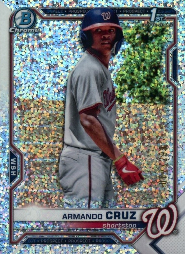 2021 Bowman Chrome Prospects Armando Cruz #BCP247 Baseball Card