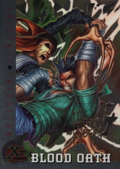 1995 Ultra X-Men All Chromium Blood Oath #87 Non-Sports Card
