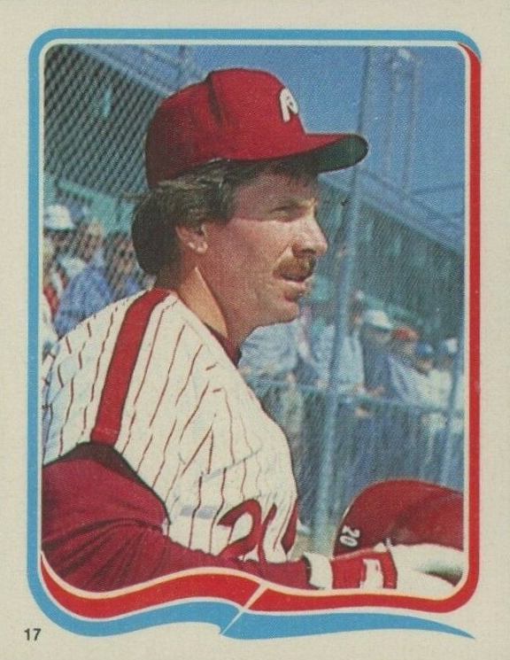 1985 Fleer Star Stickers Mike Schmidt #17 Baseball Card