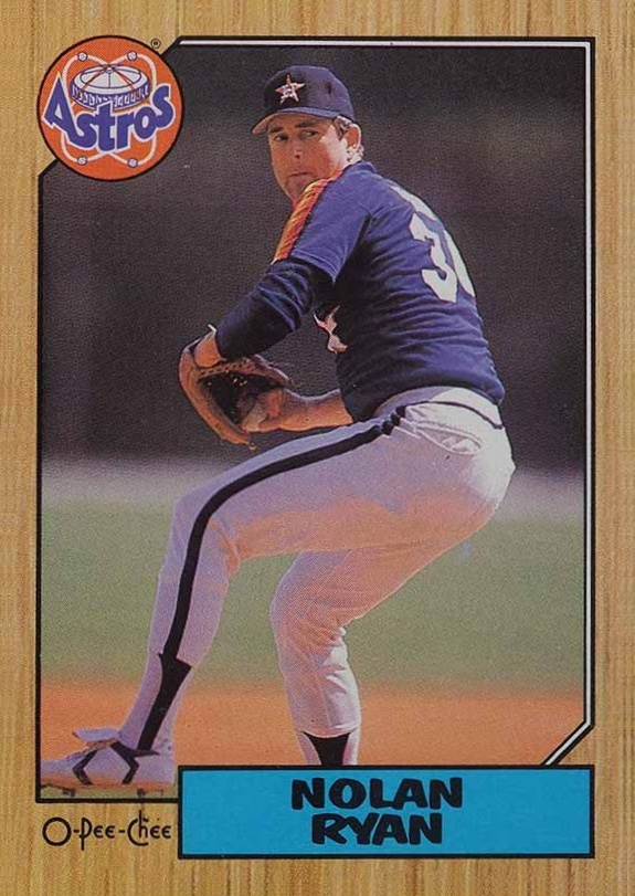 1987 O-Pee-Chee Nolan Ryan #155 Baseball Card