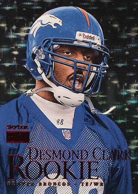 1999 Skybox Premium Desmond Clark #239 Football Card