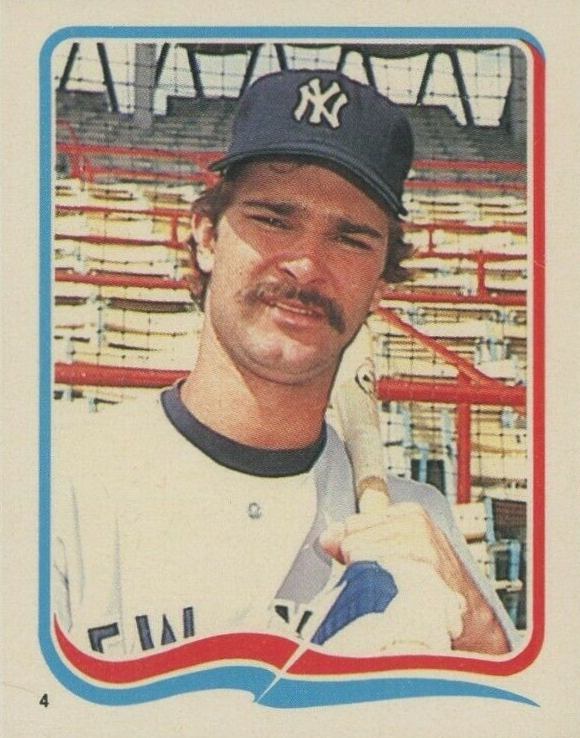 1985 Fleer Star Stickers Don Mattingly #4 Baseball Card