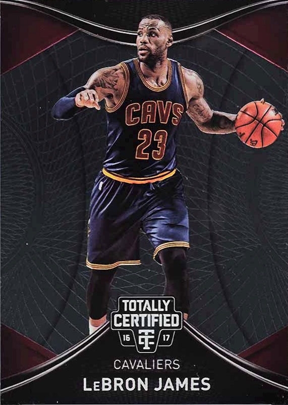 2016 Panini Totally Certified LeBron James #65 Basketball Card