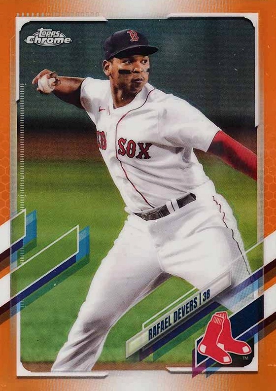2021 Topps Chrome Rafael Devers #94 Baseball Card