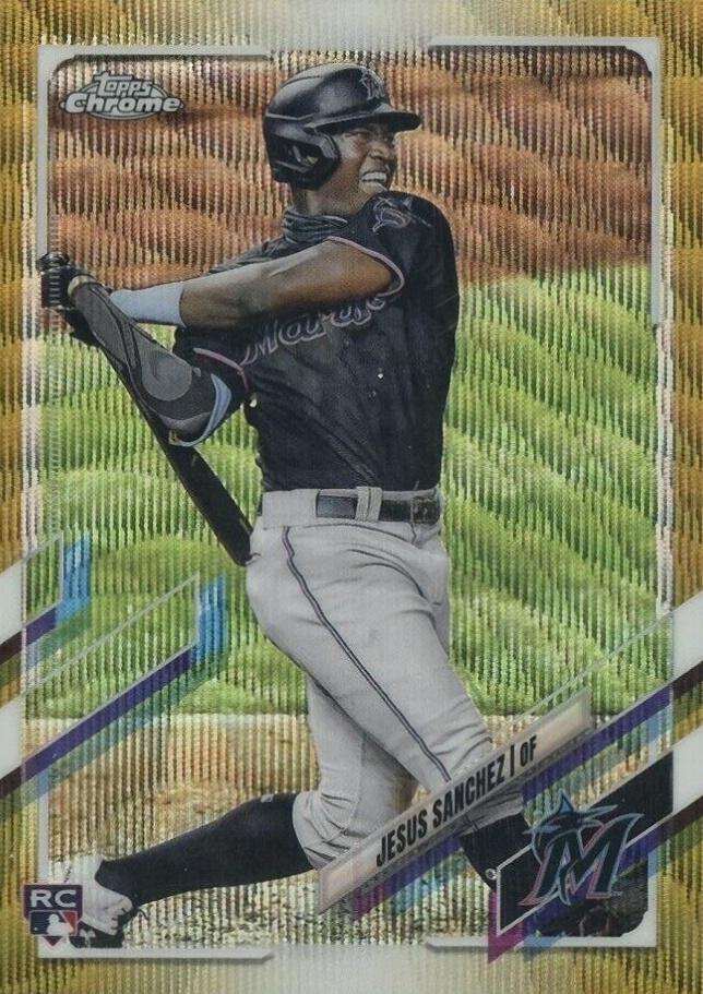 2021 Topps Chrome Jesus Sanchez #101 Baseball Card